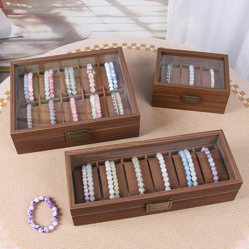 Natural crystal rough stone mysterious jewelry bag (The product includes a storage box)