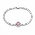 White background first image - Ethereal Flora Crystal Bracelet